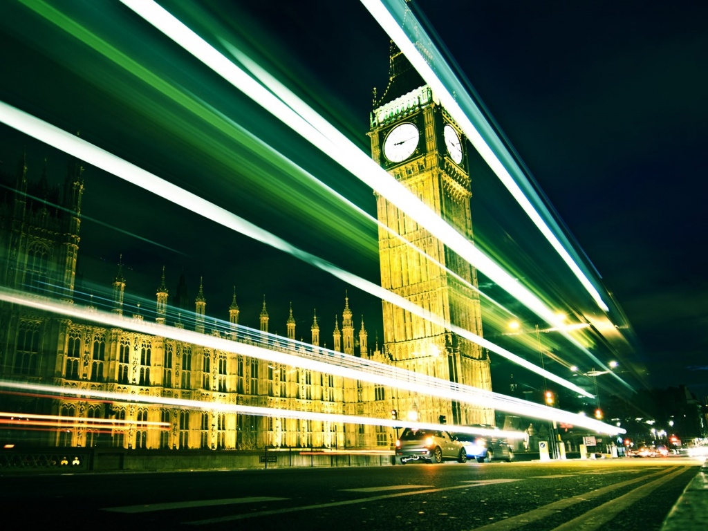 Лондон на скорости обои