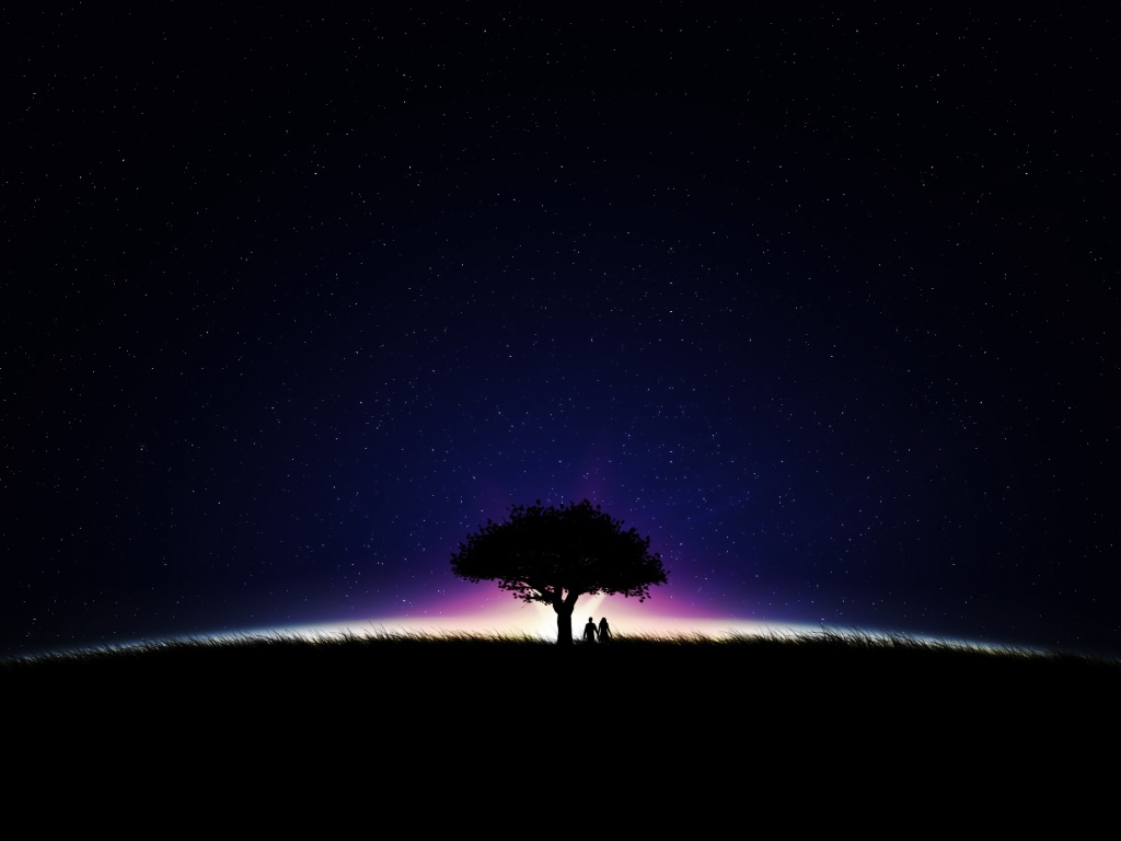 Звёздная ночь обои