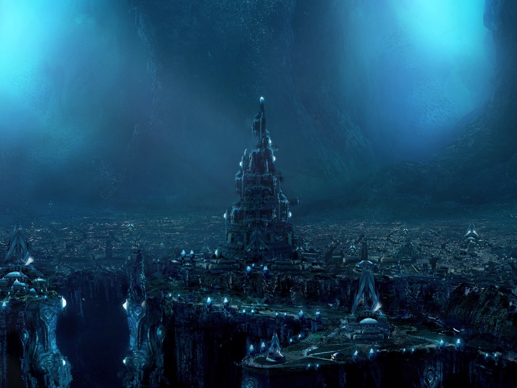 Подземный город обои