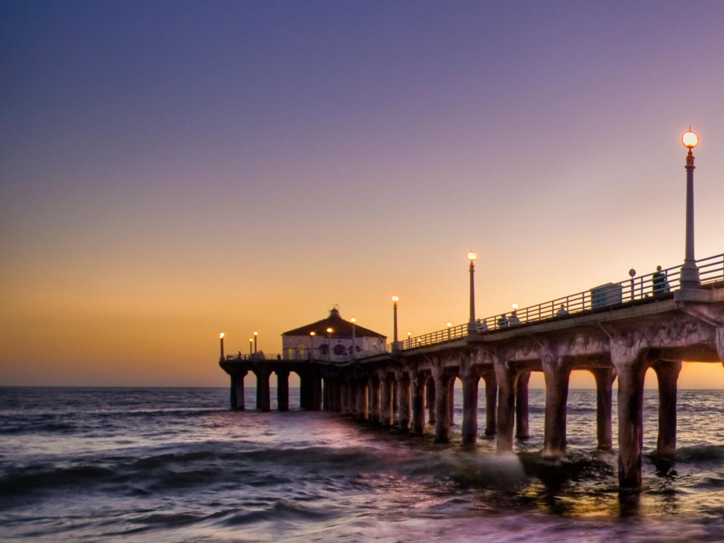 Пирс в Калифорнии обои