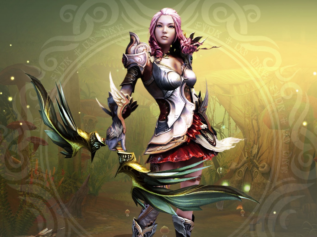 Лучница из Aion обои