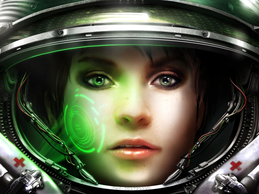 Медик из вселенной Star Craft 2 обои