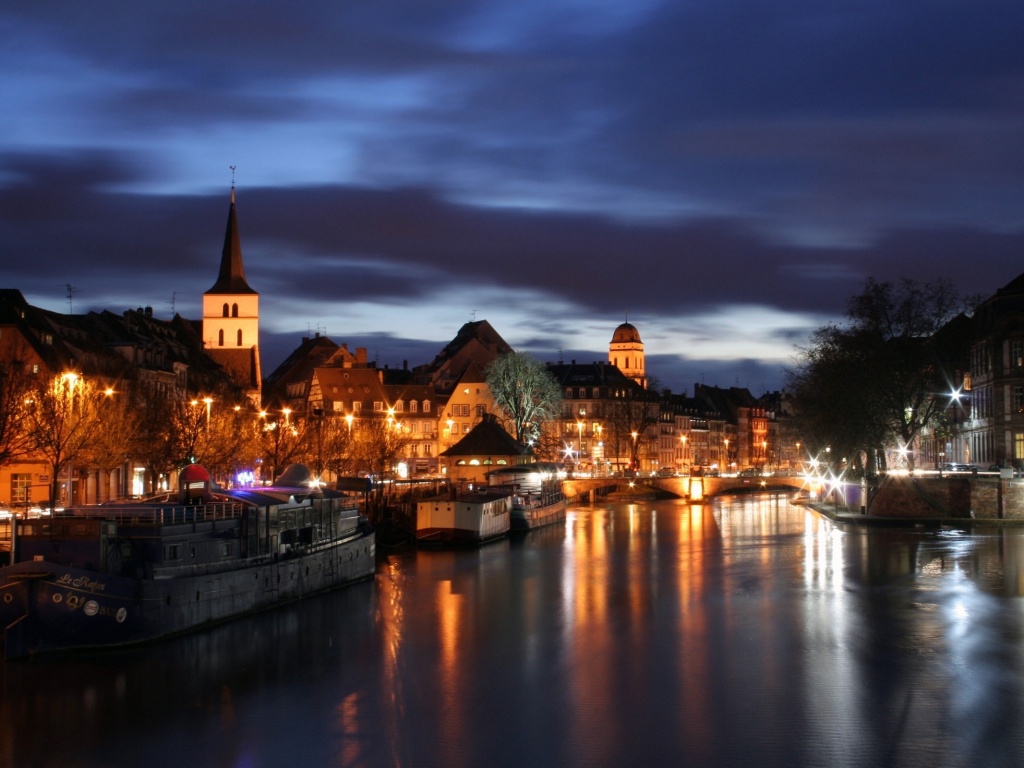 Город Страсбург обои