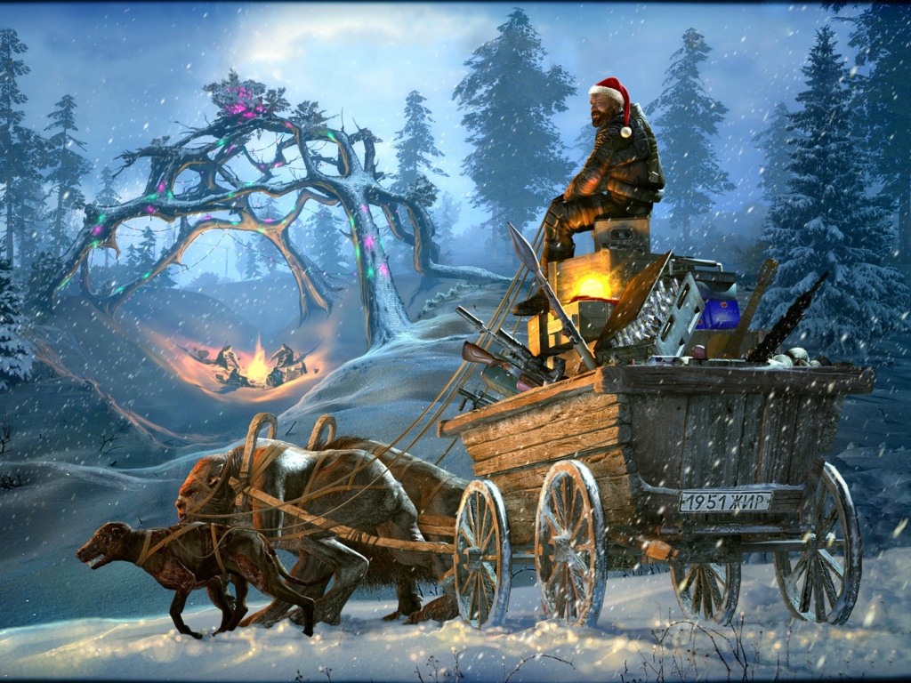 Новогодний Сталкер обои