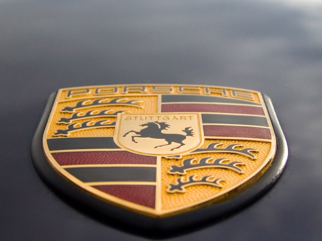 Логотип порше обои