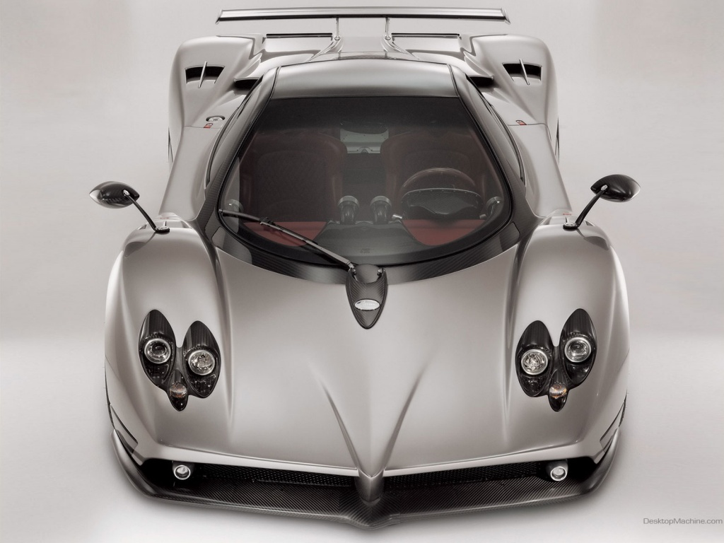 Pagani Zonda спереди обои
