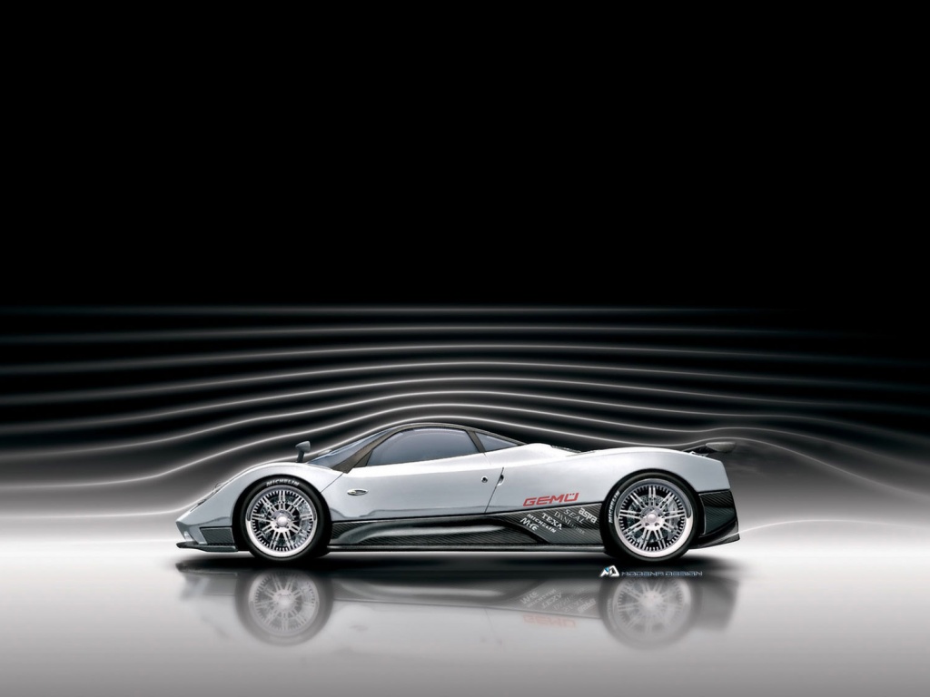 Аэродинамика Pagani Zonda обои
