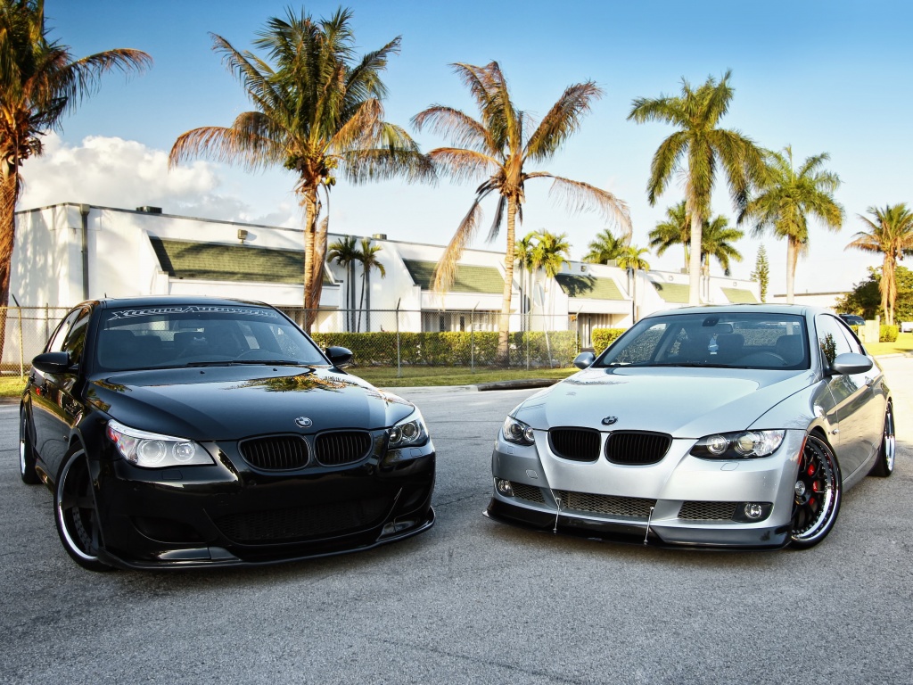 Две БМВ обои