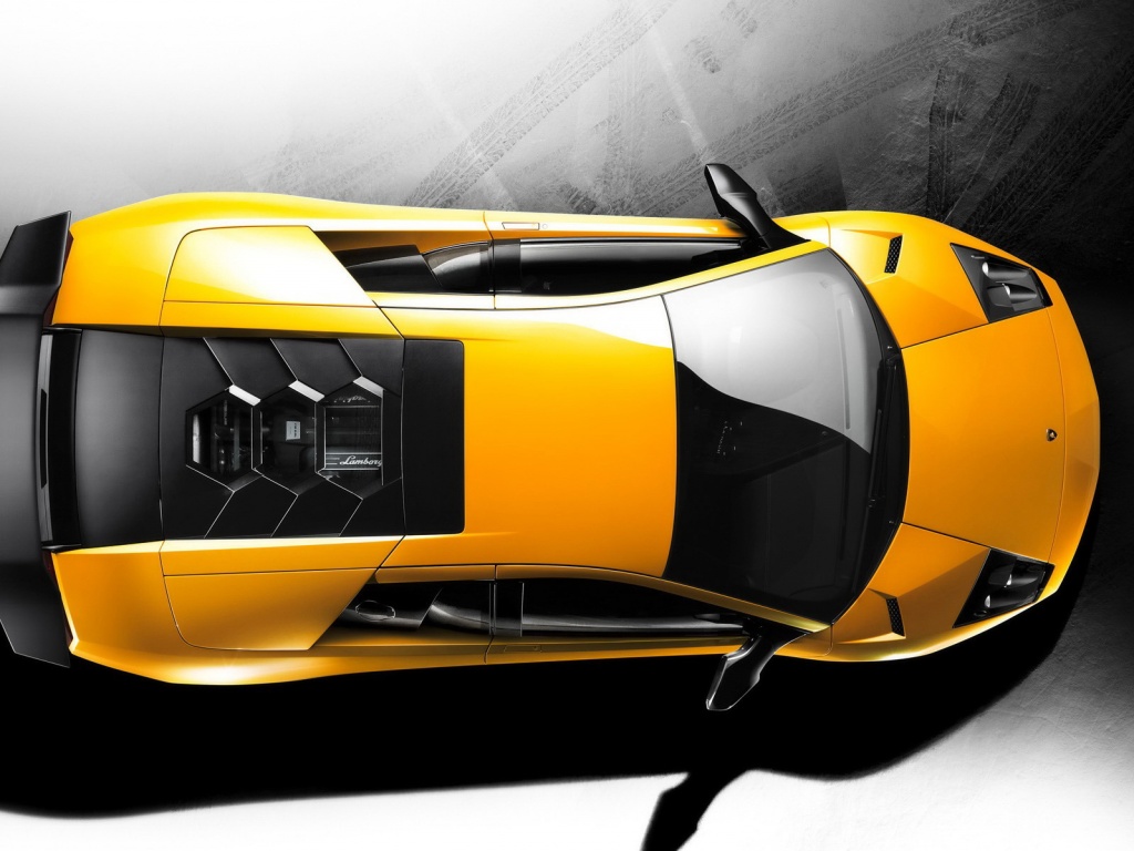 Ламборджини вид сверху обои