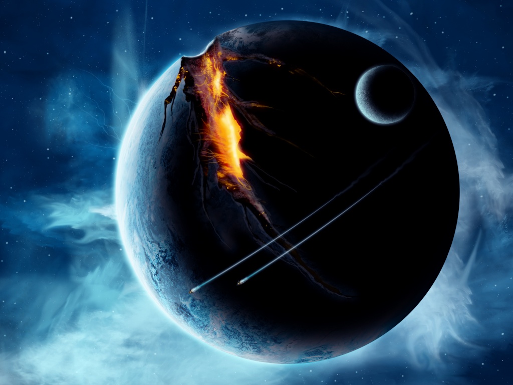 Эвакуация с гибнущей планеты обои