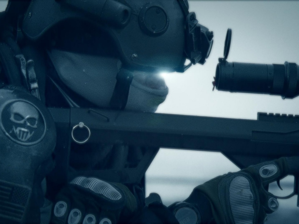 Снайпер за работой обои