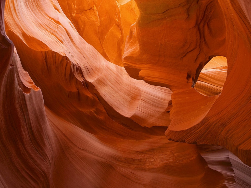 Оранжевая пещера обои