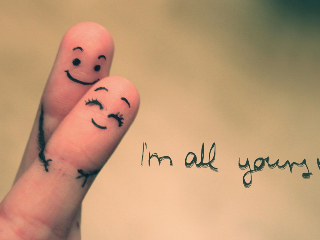 I"m all yours! обои
