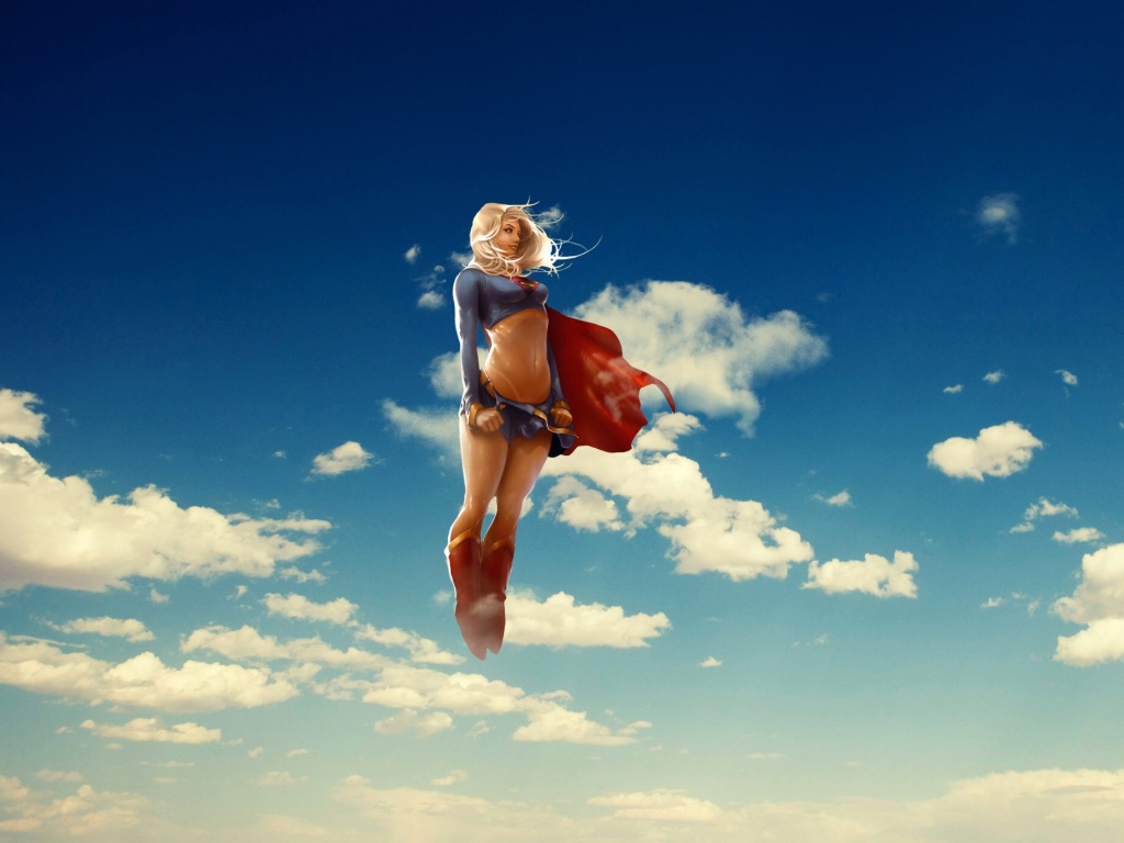 Супердевушка обои