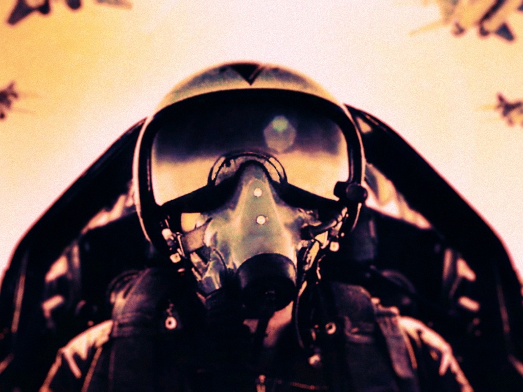 Пилот истребителя обои