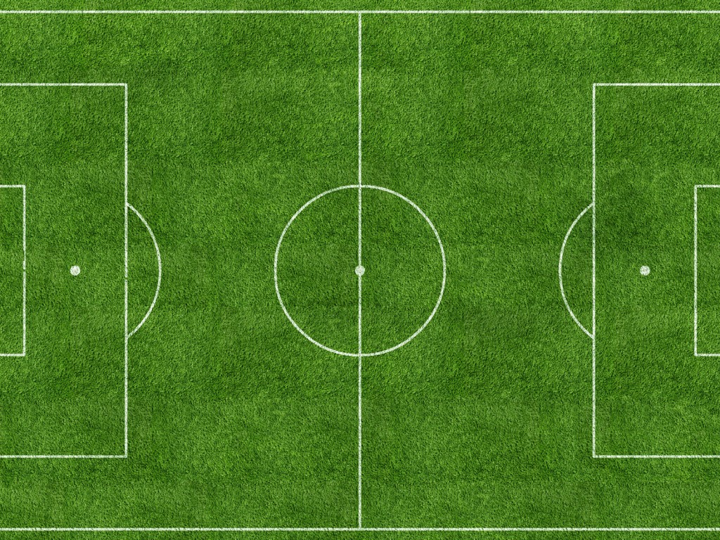 Вид на футбольное поле обои