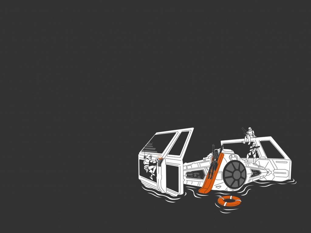 Истребитель империи в экстренной ситуации обои