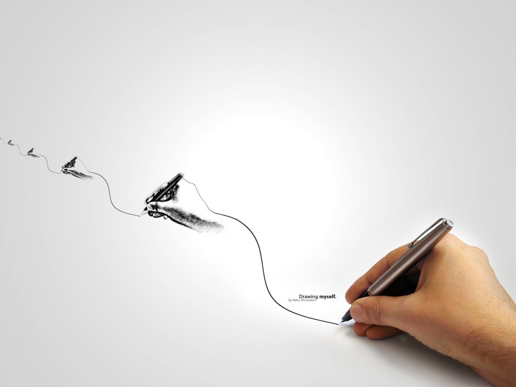 Рисунок - рекурсия обои