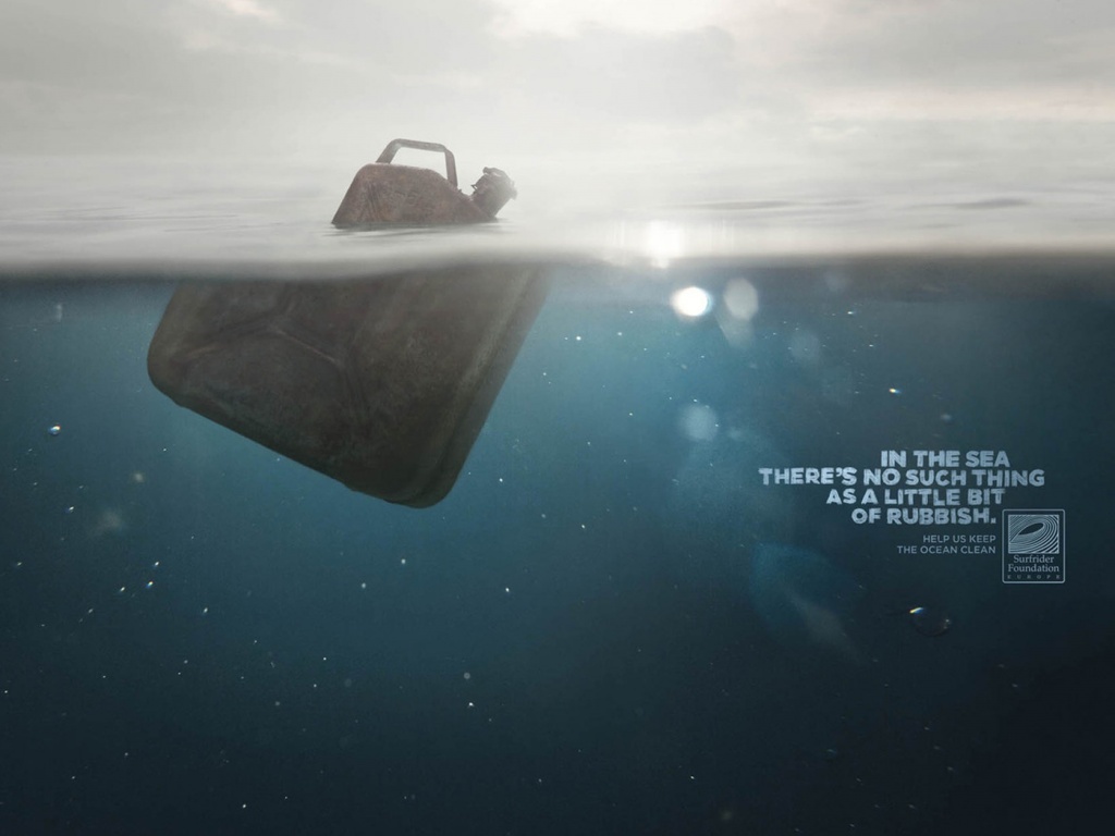 Не бывает "немного" мусора обои