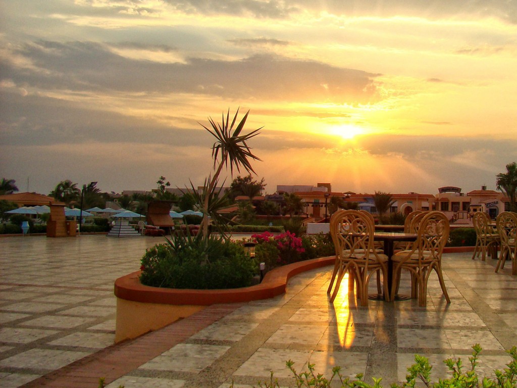 Закат в Хургаде обои