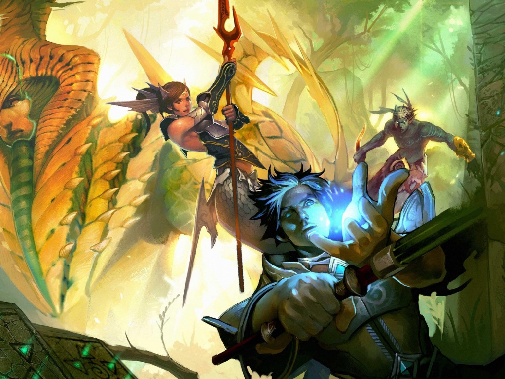 Фэнтези битва обои