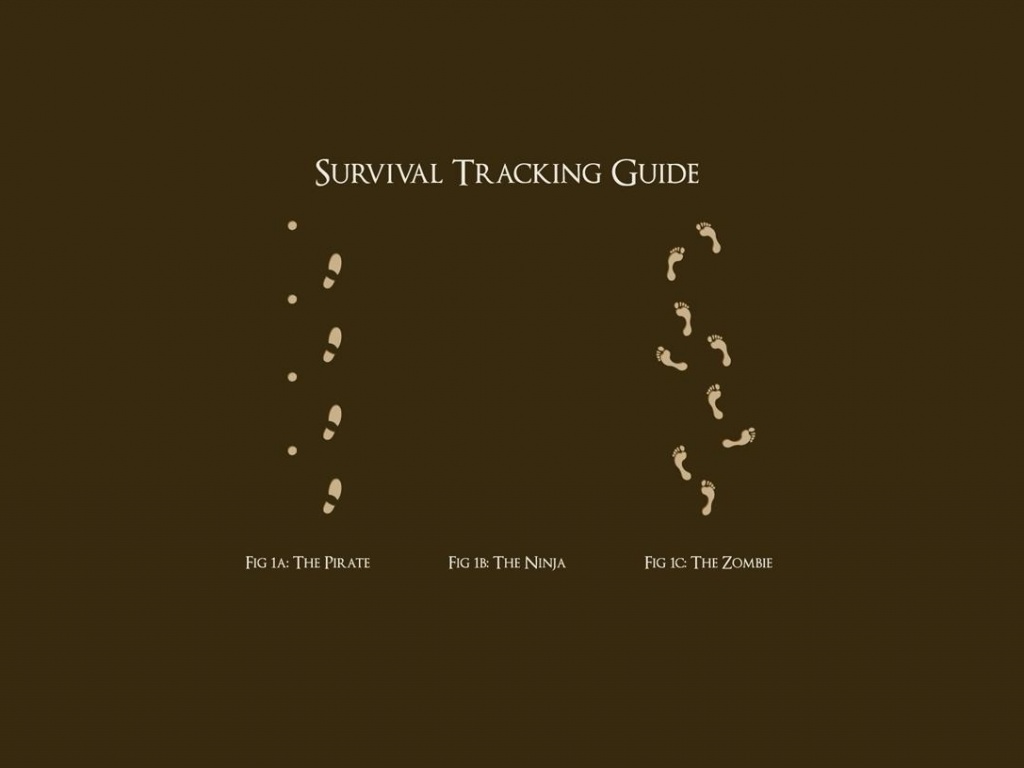 Следы: Пират, Ниндзя, Зомби обои