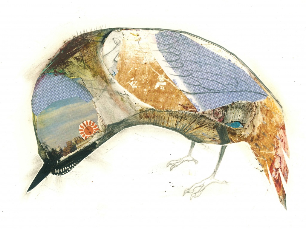 Аппликация Стефана Томпсона "Птица" обои