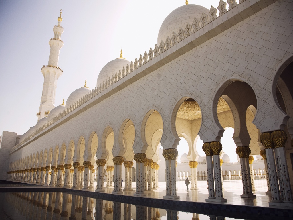 Мечеть шейха в Абу-Даби обои