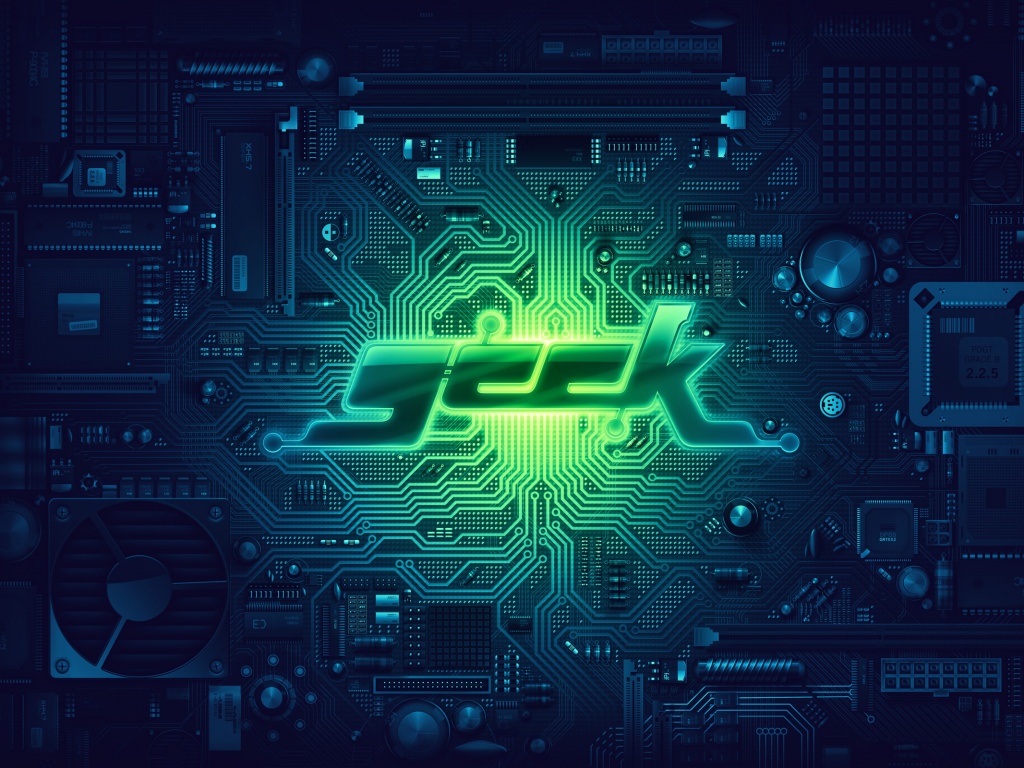 Печатная плата Geek обои