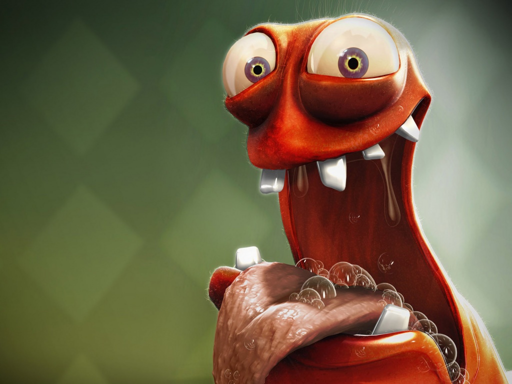 Микроб на ободке вашего унитаза обои