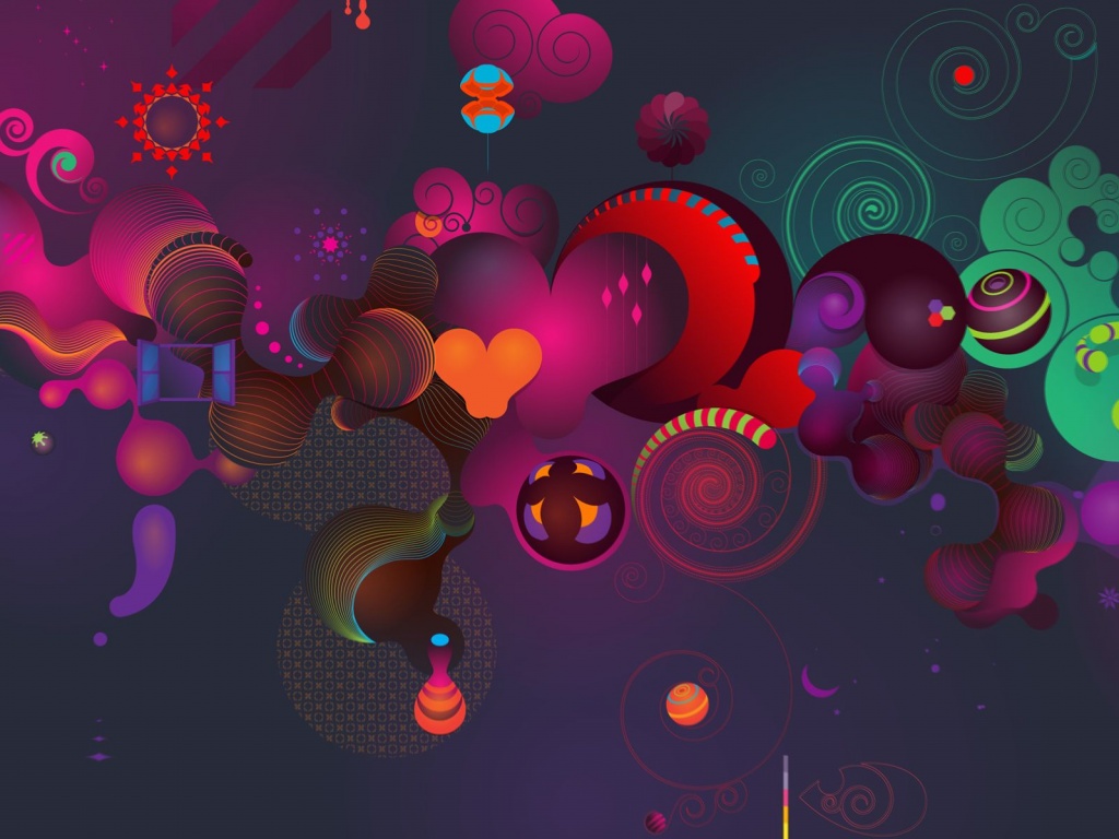 Абстрактные рисунки обои