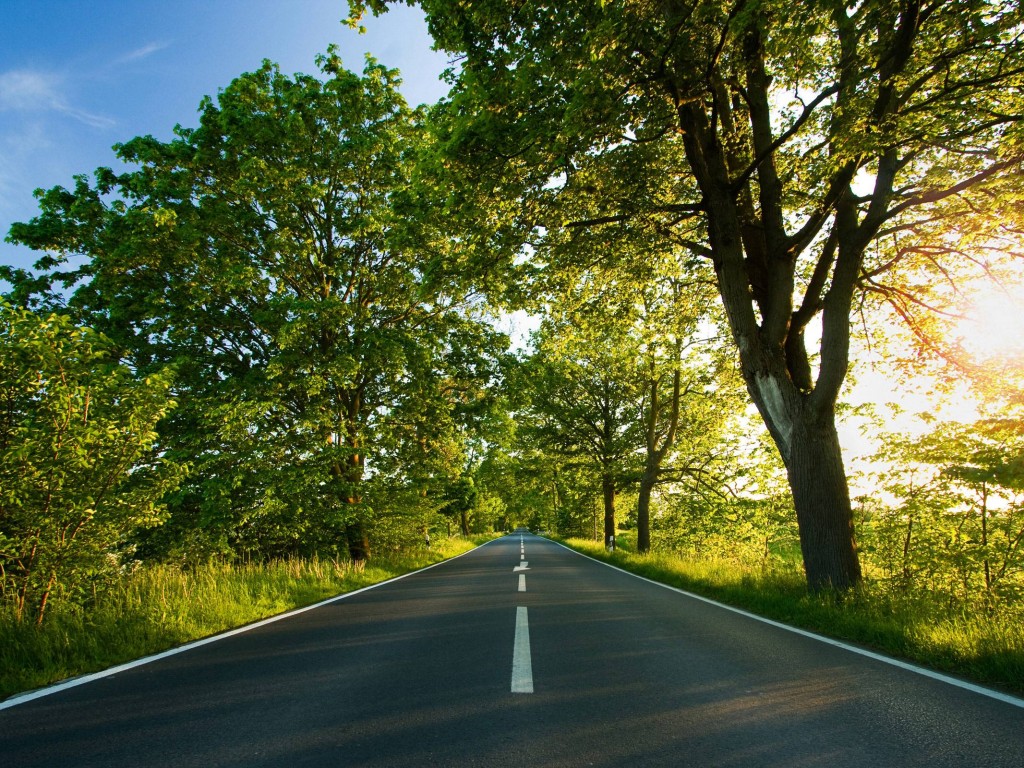 Прямая дорога обои