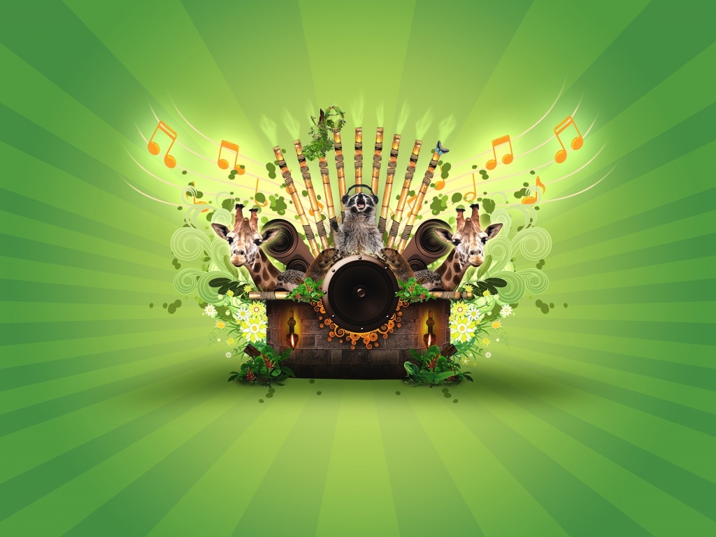 Музыка джунглей обои