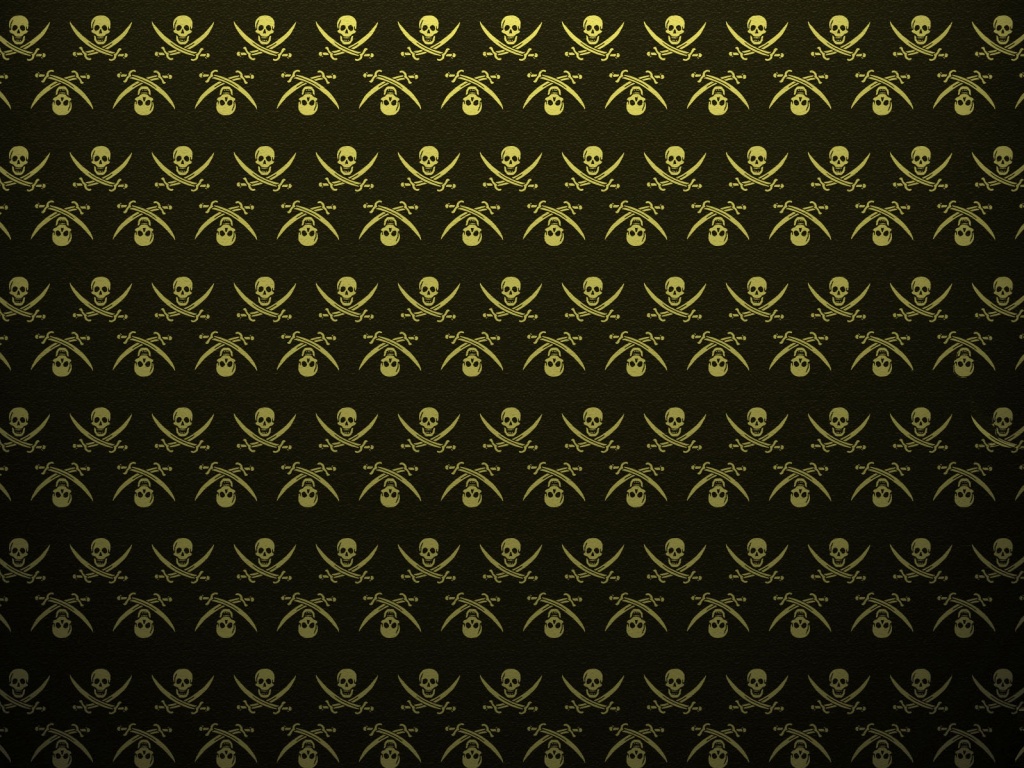 Череп и кости, пиратская тематика обои