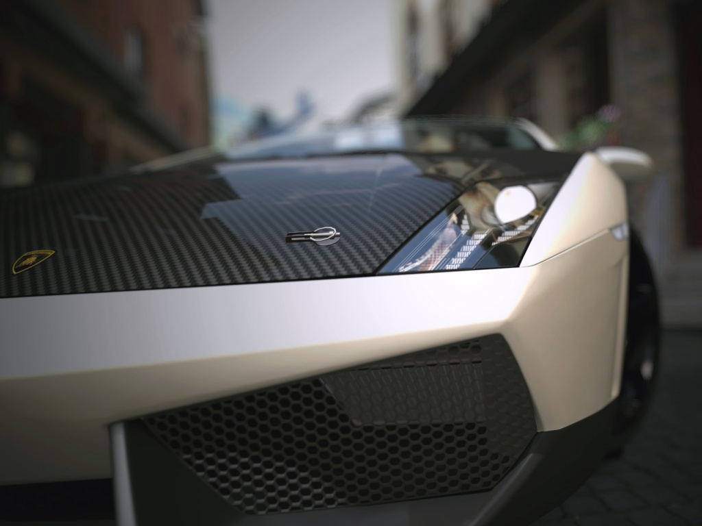 Lamborghini с карбоновым багажником обои