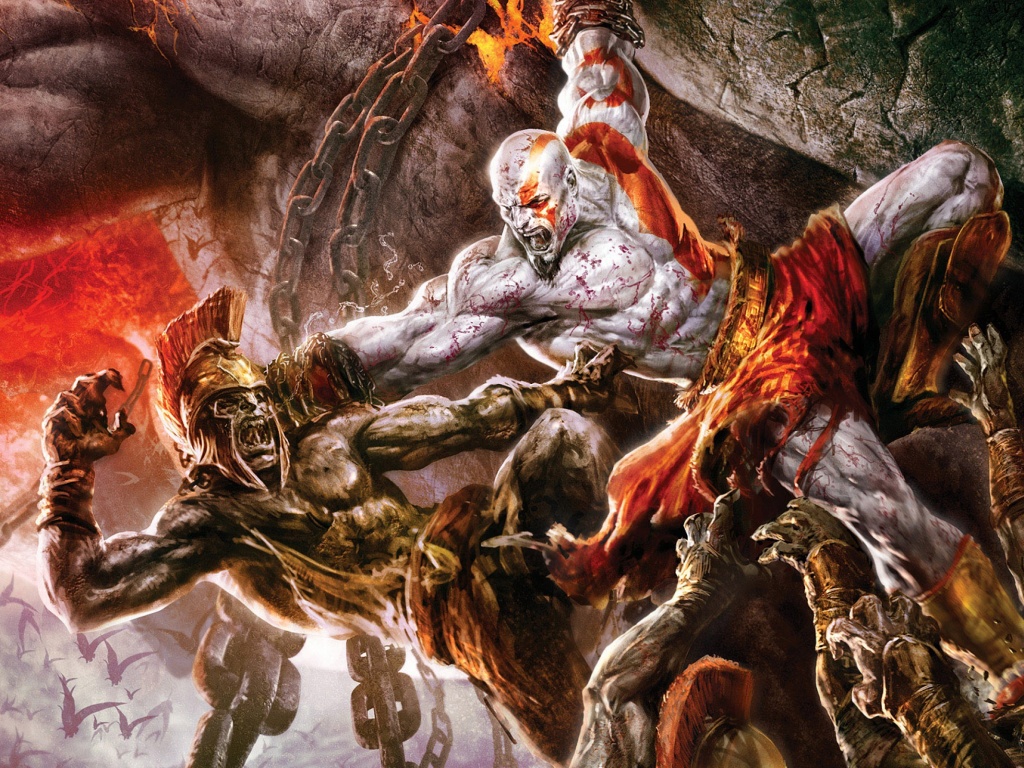 Бог войны обои