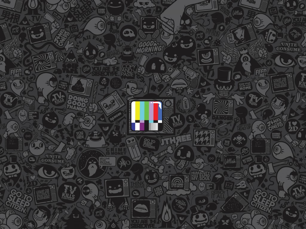 Телевидение убивает всё! обои