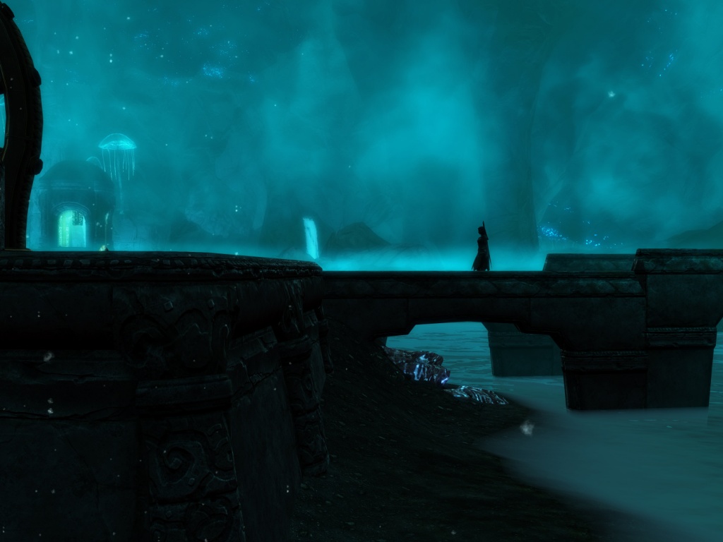 Светящийся путь обои