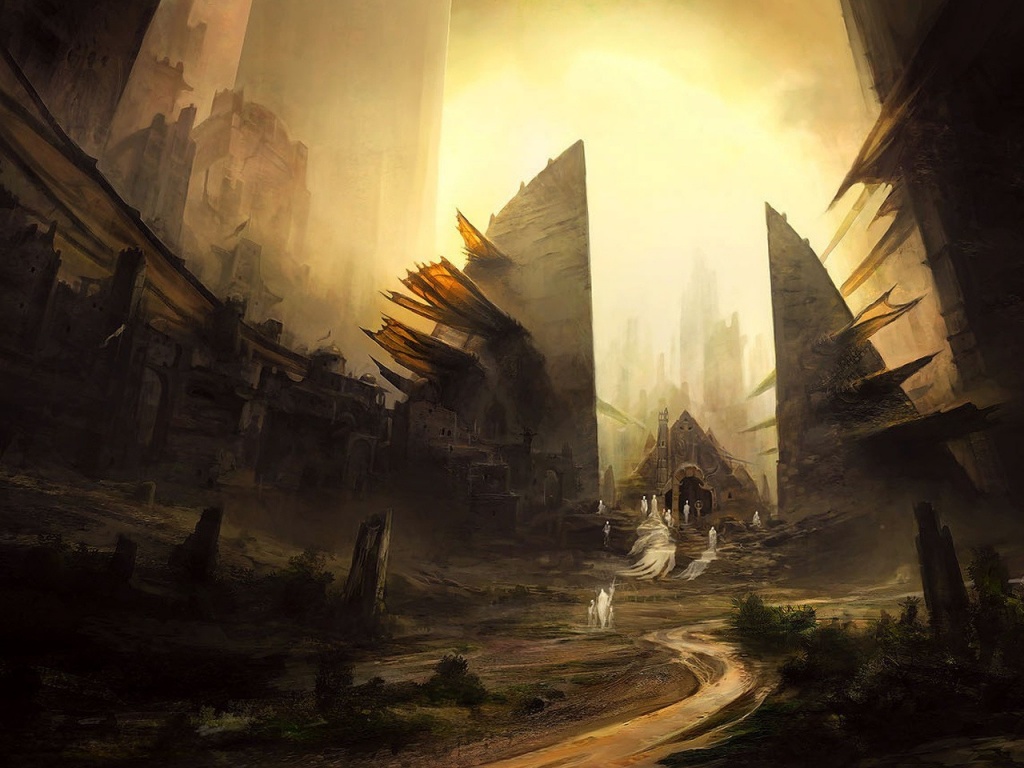 Затерянный город обои