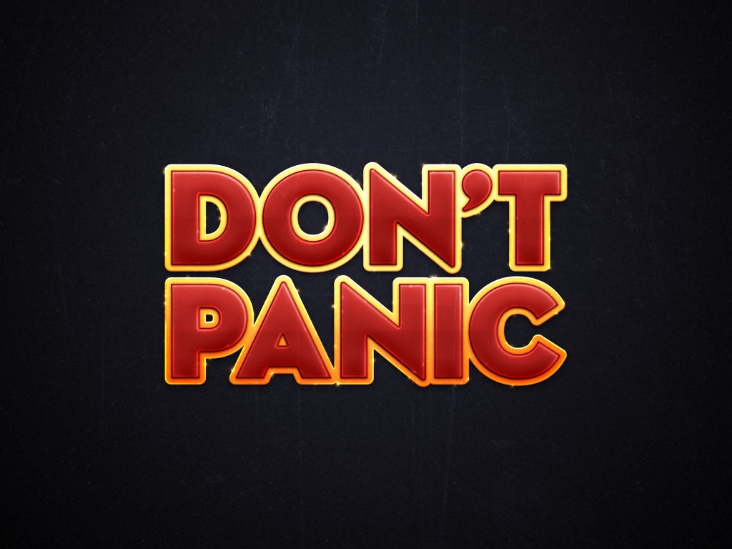Не паникуй обои