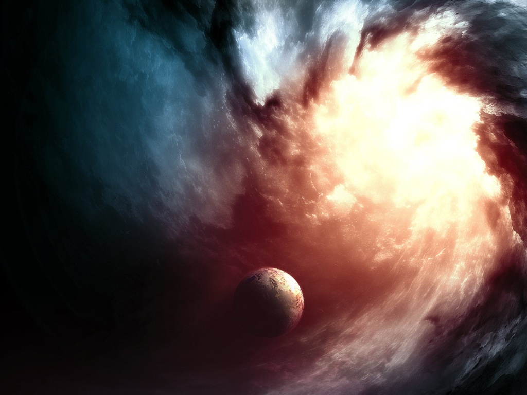 Космический вихрь обои