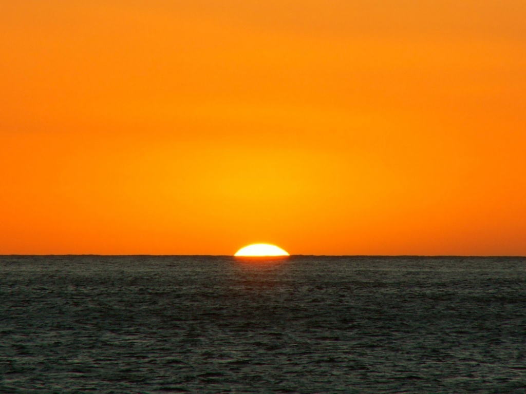 Идеальный закат обои