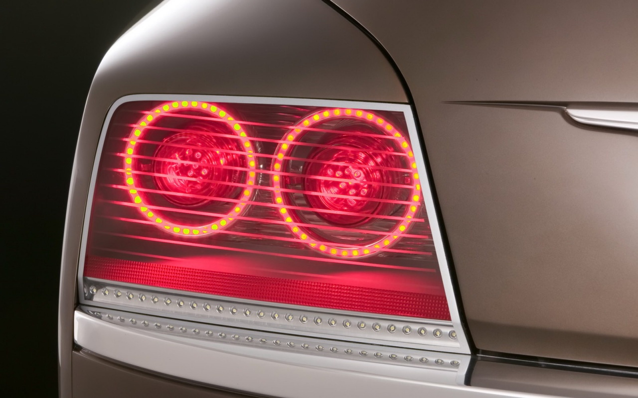 Горящие задние фары обои