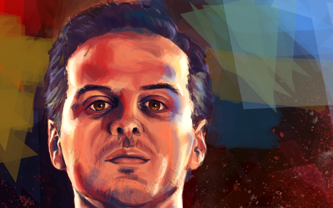 Портрет Джима Мориарти обои