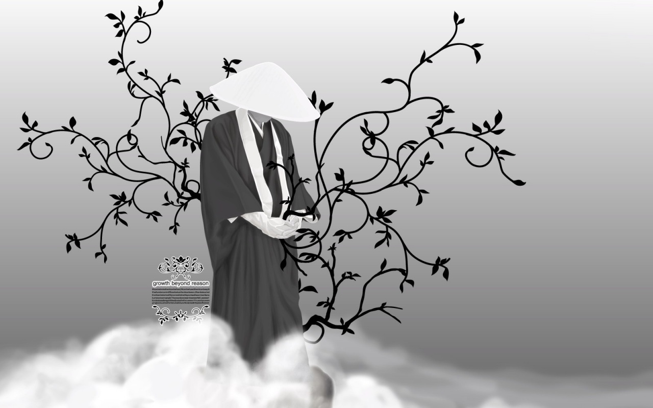 Молящийся монах обои