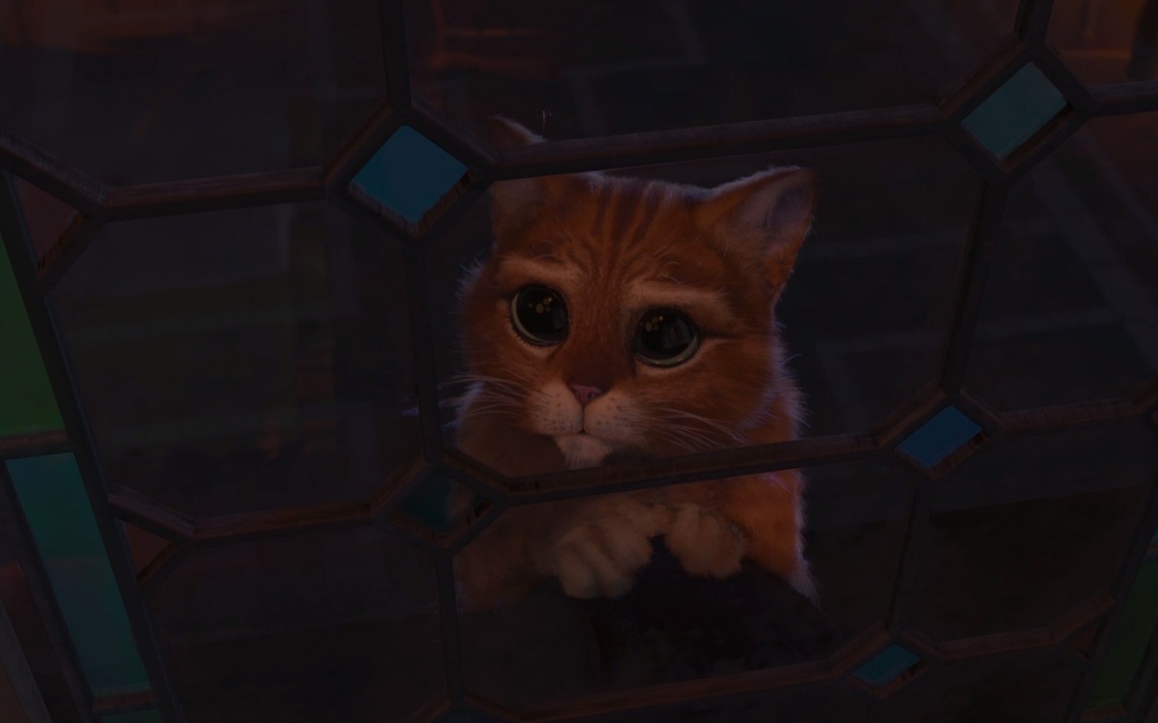 Кот в сапогах обои