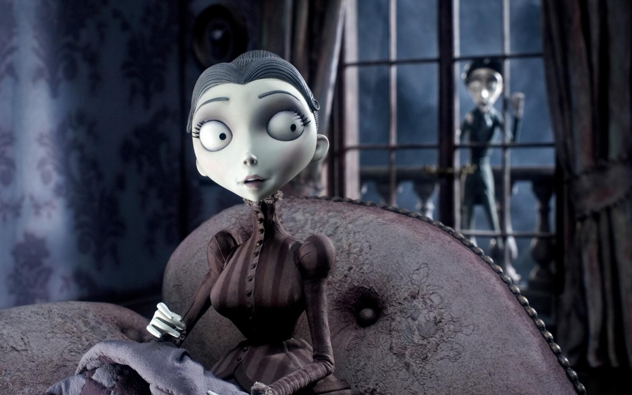 Мертвая невеста вышивает обои