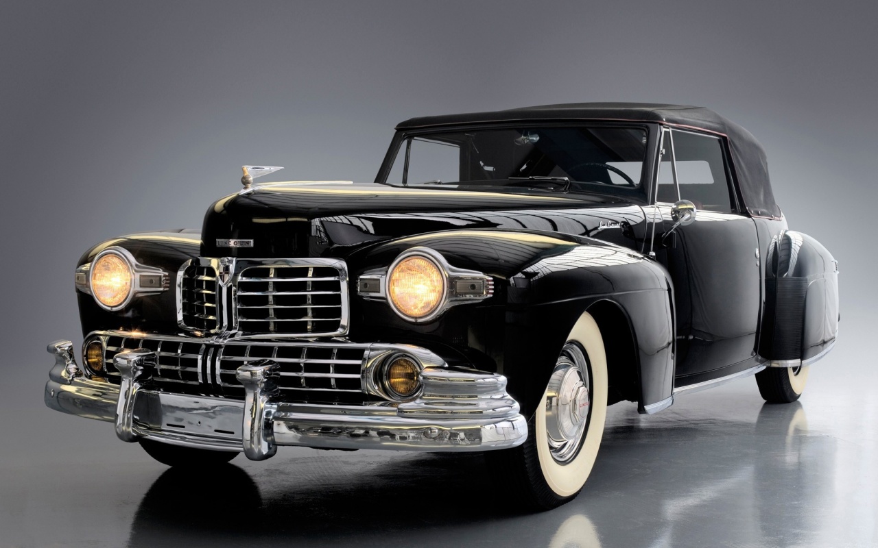 Черный ретро авто обои