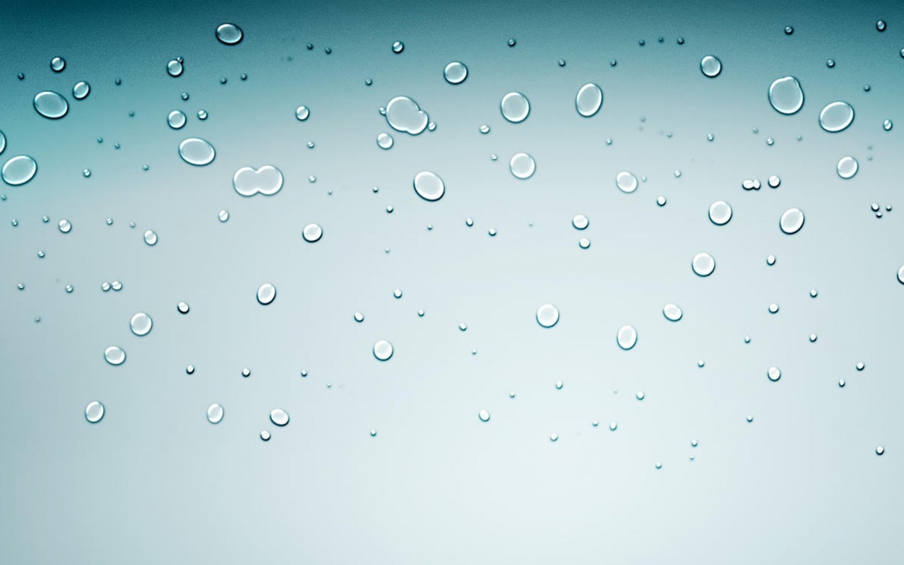 Капли на светлом фоне обои