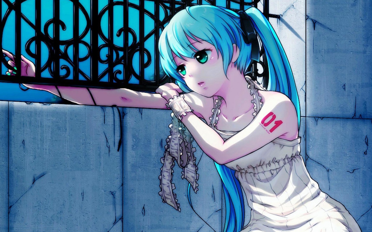 Девушка грустит обои